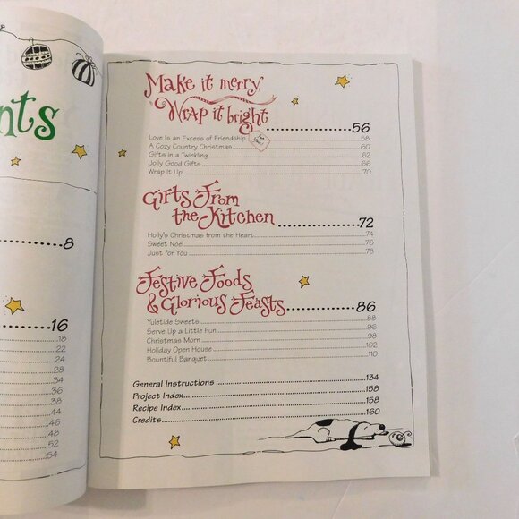 Gooseberry Patch Christmas Cookbook Merry Ideas Recipes Holidays 1999 Paperback - Picture 5 of 8